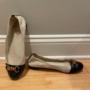 Gucci Bamboo round toe flats 39.5